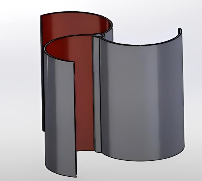 CAD model of the pipe inline turbine runner